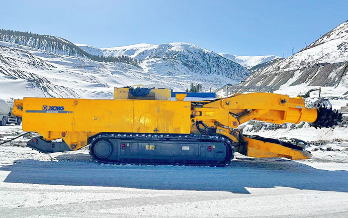 F10硬巖，徐工EBZ260單日掘進破9米！