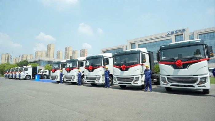 目的地：大西北！100臺(tái)徐工新能源重卡滿電啟程