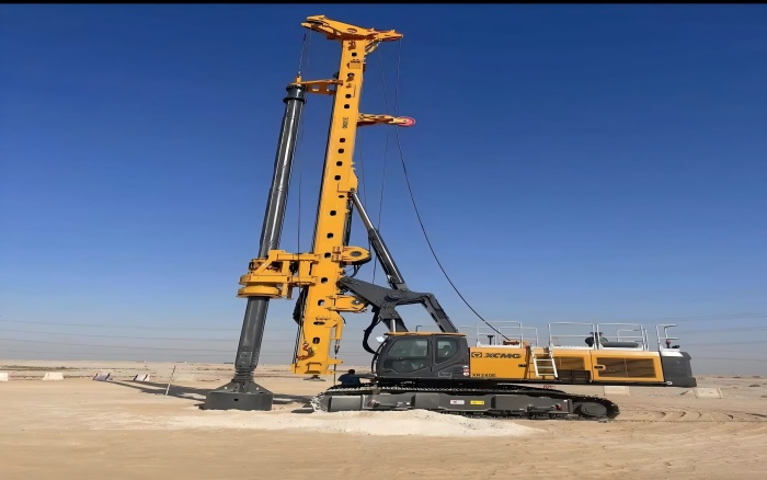 提速中東房建！徐工旋挖鉆機(jī)單日累計(jì)進(jìn)尺200m