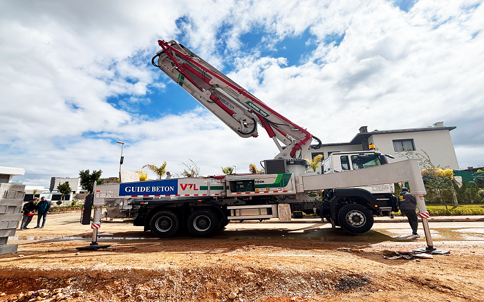 卓越性能|徐工XS43泵車助建摩洛哥！