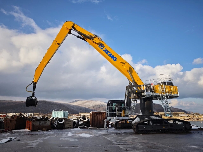 【工程特種兵】港口建設(shè)新寵兒！徐工XE850M抓料機上新！