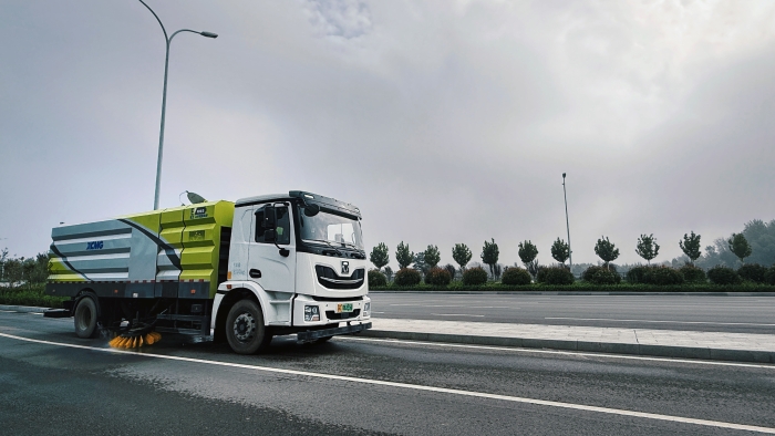 菏澤“迎賓大道”煥新進(jìn)行時(shí)！來(lái)看徐工如何支招