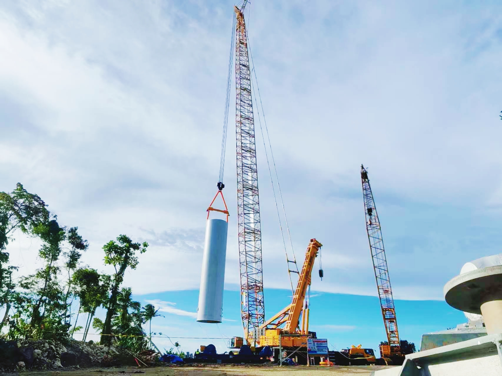 XLC15000-IA助力菲律賓千噸級風電項目首吊告捷