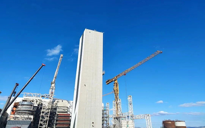 超大噸位！徐工塔機(jī)助力碳中和產(chǎn)業(yè)加速發(fā)展