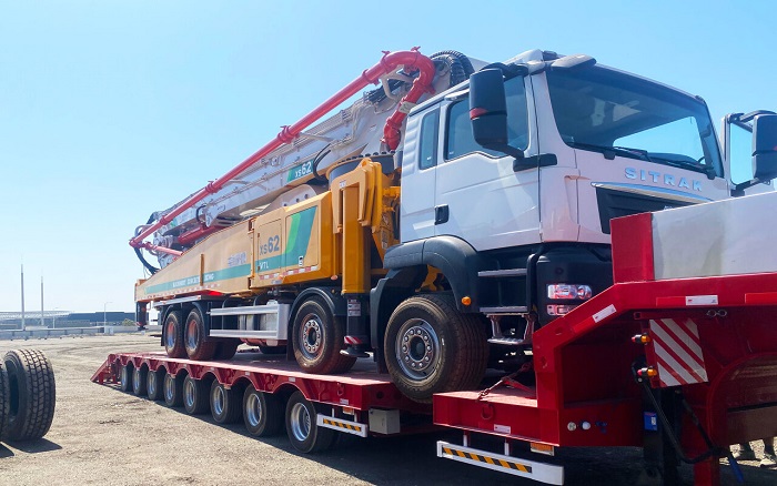 徐工泵車交付烏茲別克斯坦助力基建升級