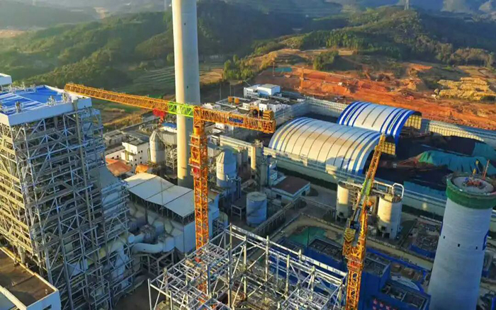 火電建設(shè)首選！徐工雙塔提速國家電投2x1000MW機(jī)組擴(kuò)建